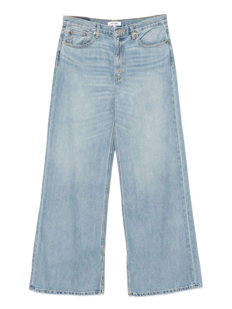 five-pocket design wide-leg jeans 1