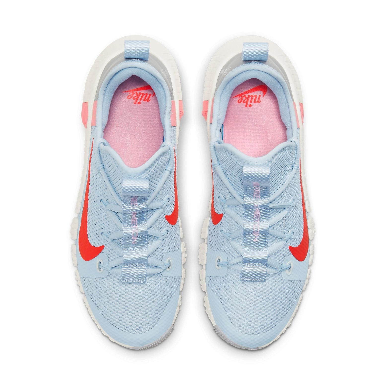 (WMNS) Nike Free Metcon 3 'Light Blue Bright Crimson' CJ6314-006 - 4