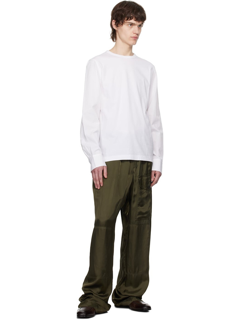 Dries Van Noten White Paneled T-shirt outlook