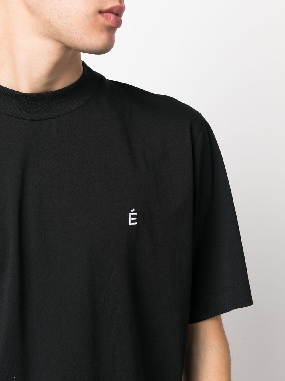 logo-embroidered oversize T-shirt - 5