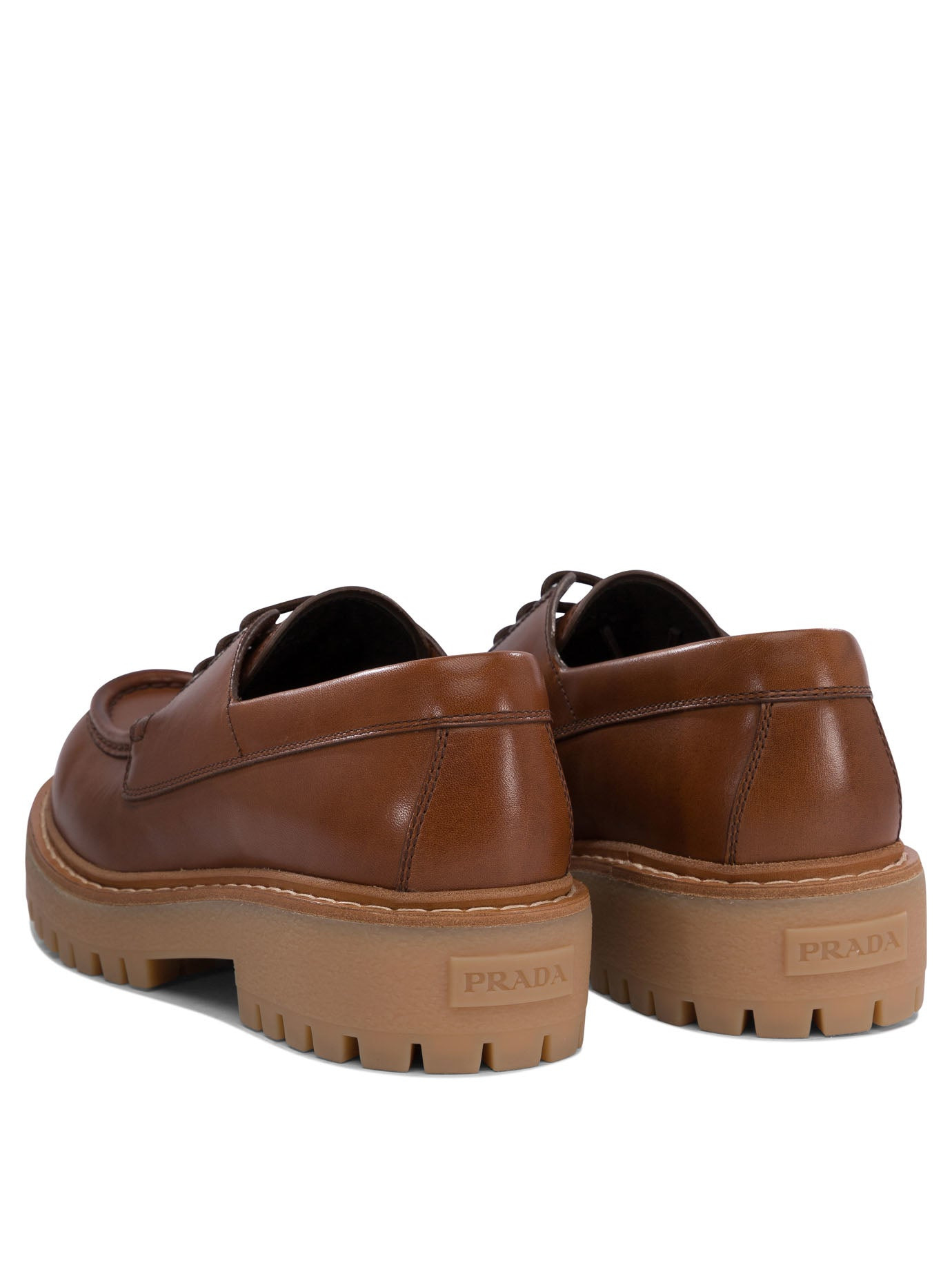 Prada Laced Loafers - 4