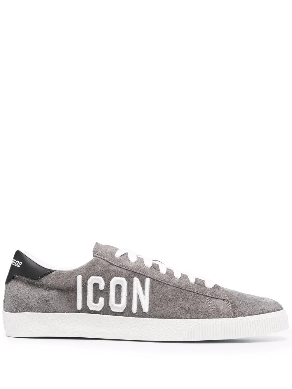 Icon embroidered low-top sneakers - 1