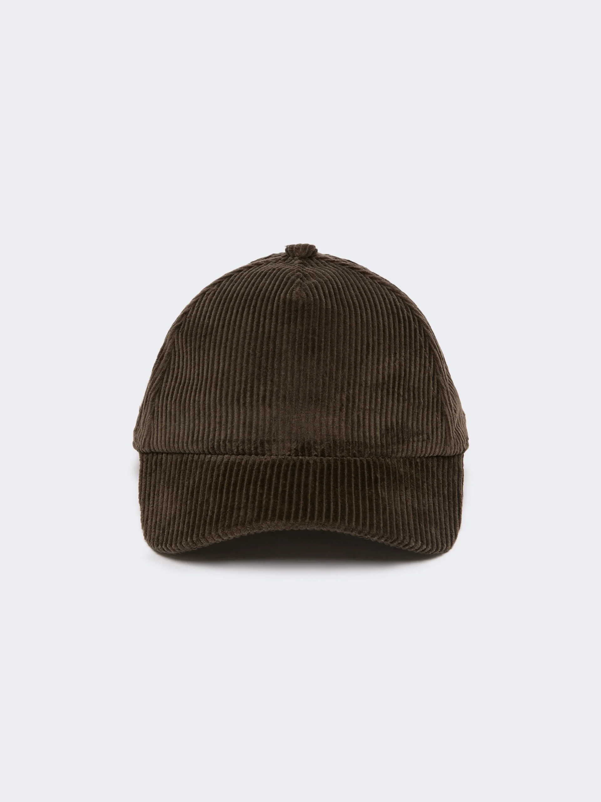 RAGNO Velvet baseball cap - BROWN - 1