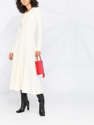 Jil Sander knitted flared long dress outlook