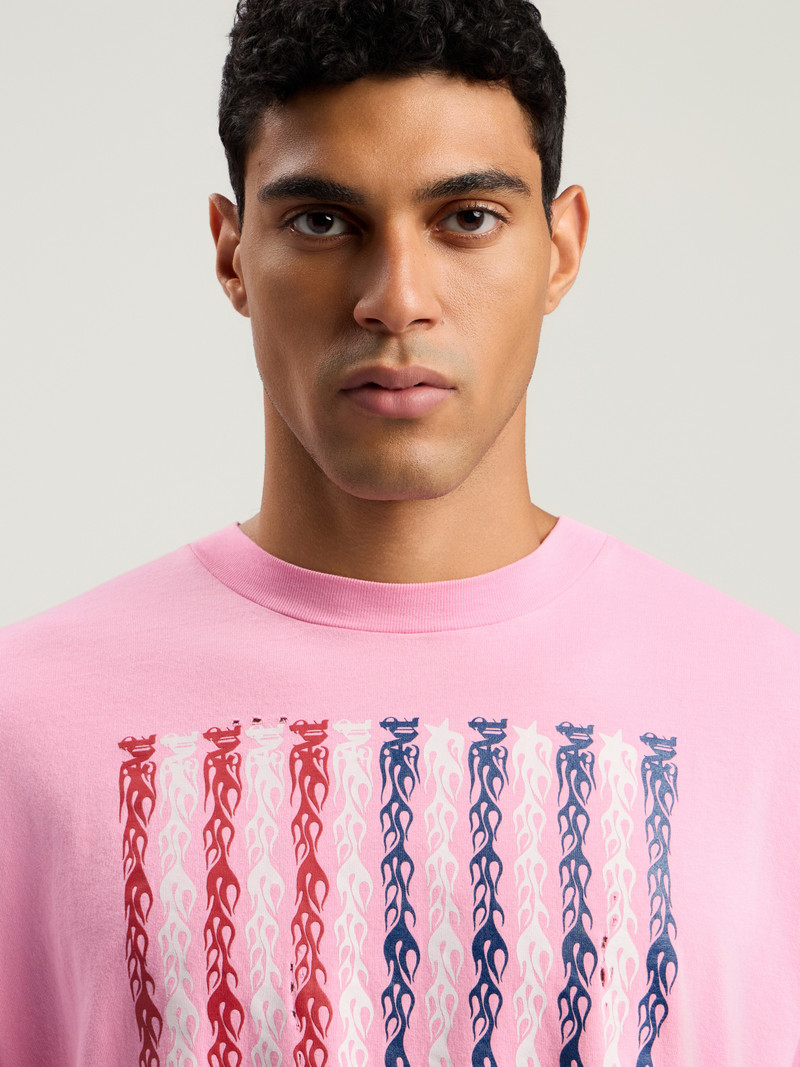 Flames Flag Long Sleeve T-Shirt 6