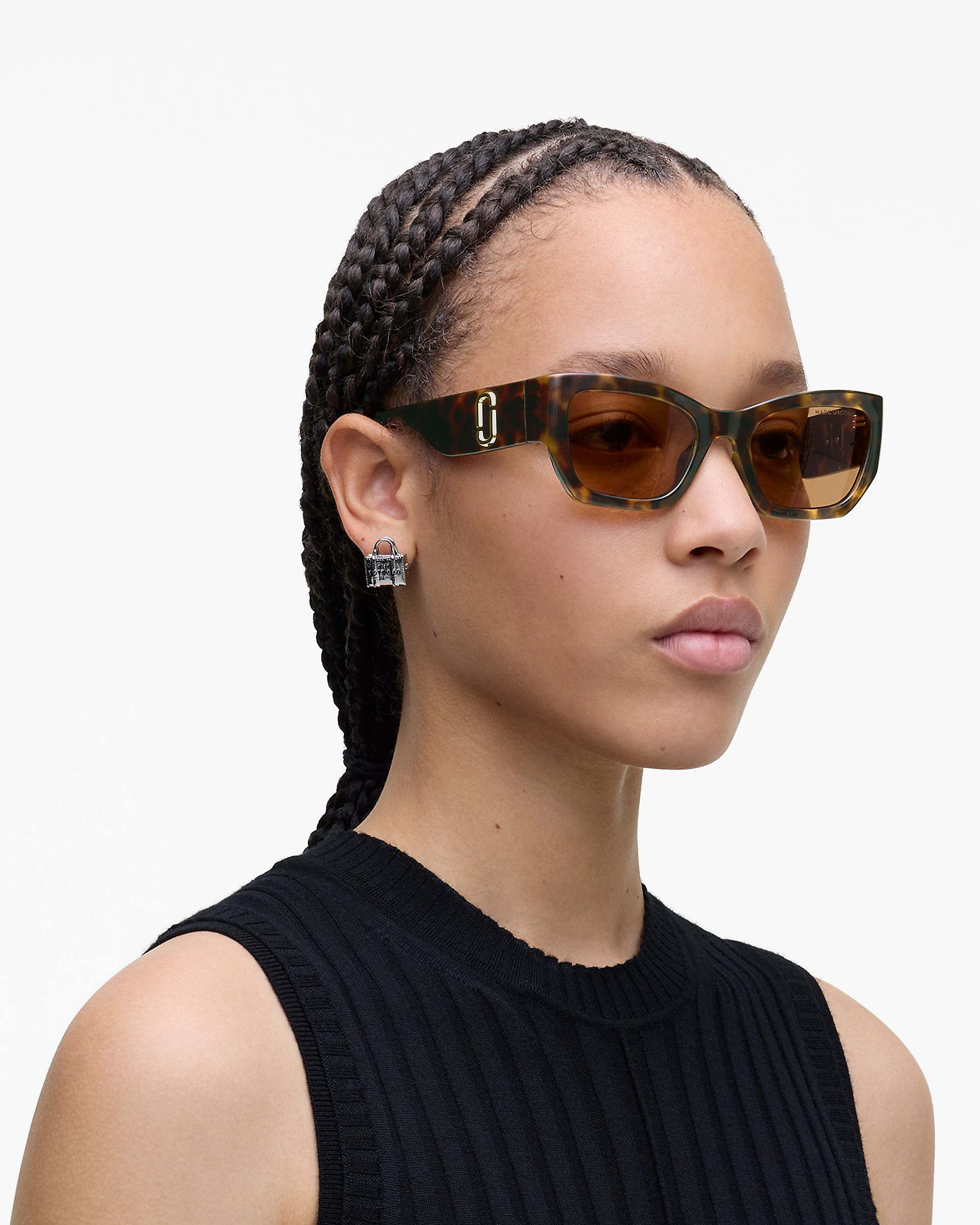 THE J MARC SQUARE CAT EYE SUNGLASSES - 2