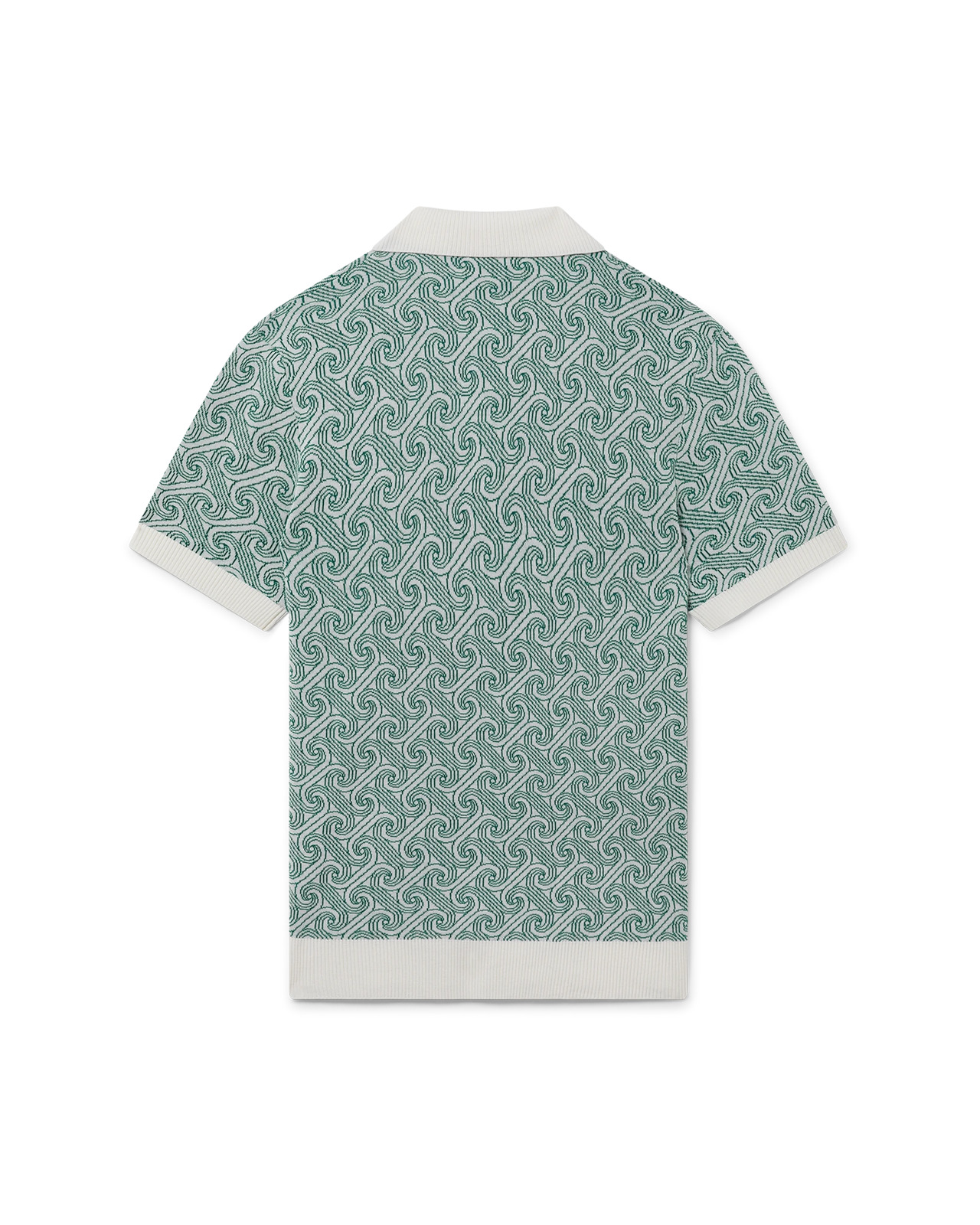 Column Jacquard Monogram Polo Shirt - 2