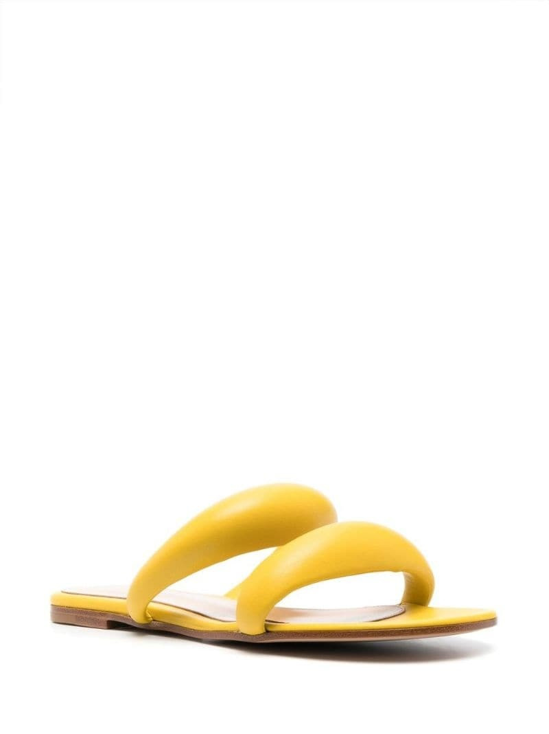 Gianvito Rossi double-strap leather sandals outlook