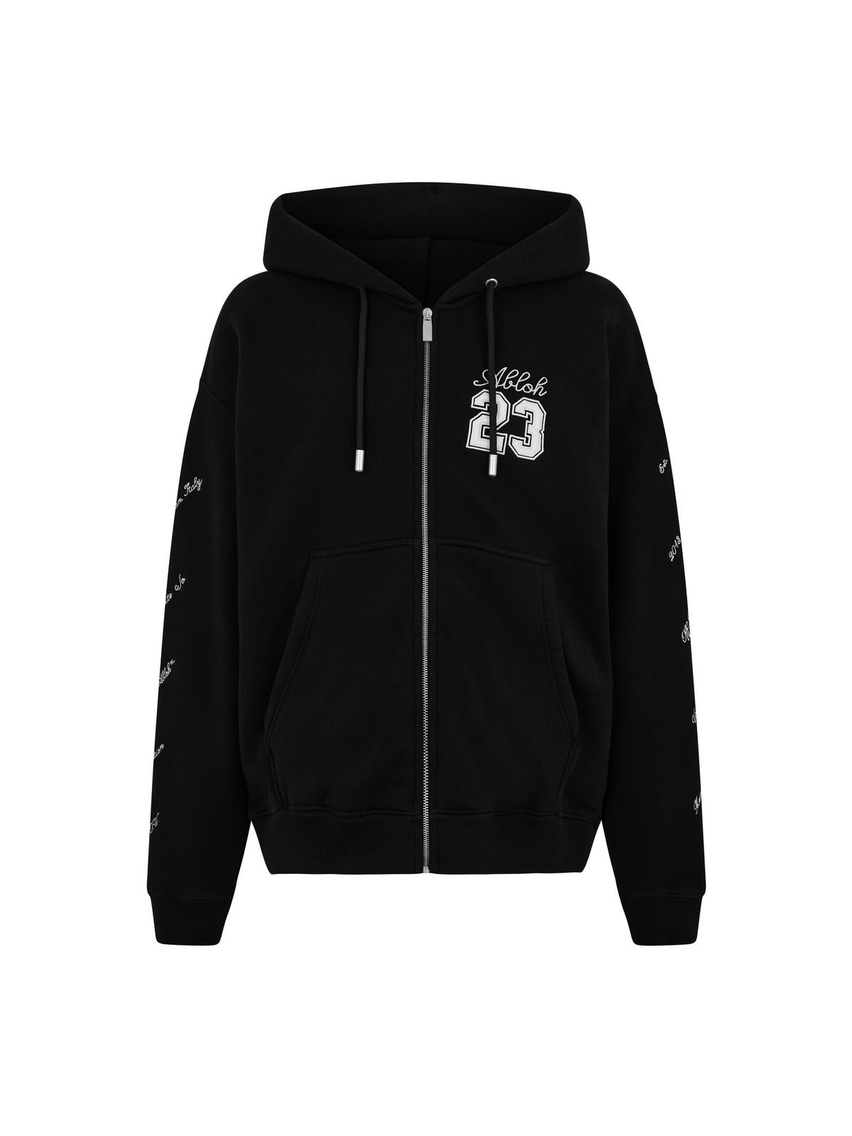 Off-White 23 LOGO SKATE ZIP HOODIE | cruisefashion | REVERSIBLE