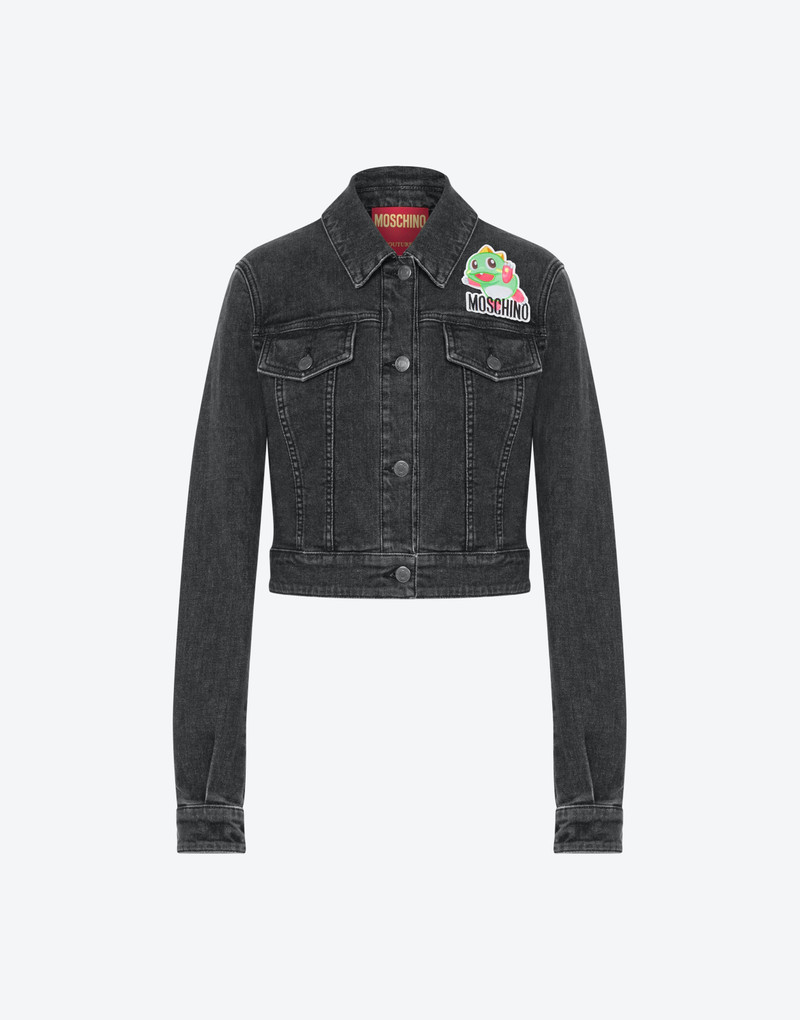 CHINESE NEW YEAR BLACK DENIM JACKET 1