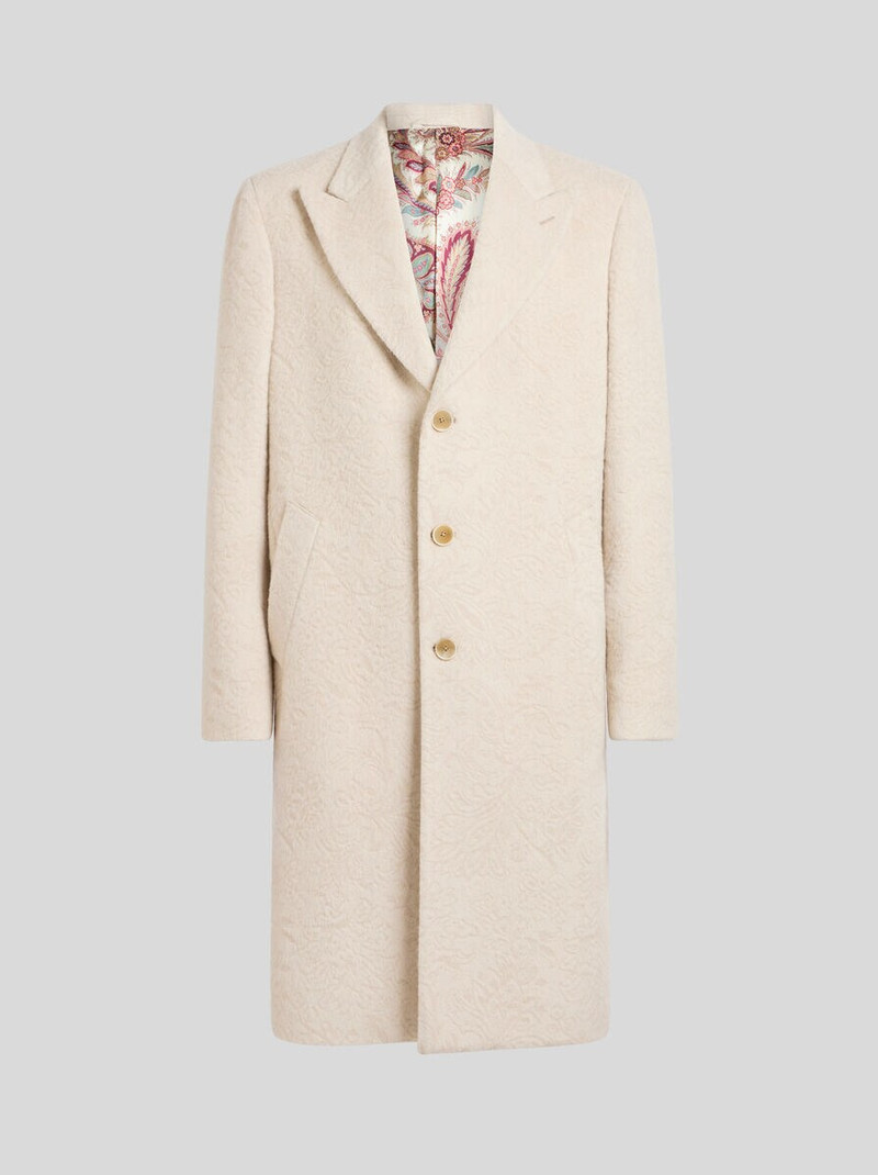 WOOL-BLEND JACQUARD COAT 1