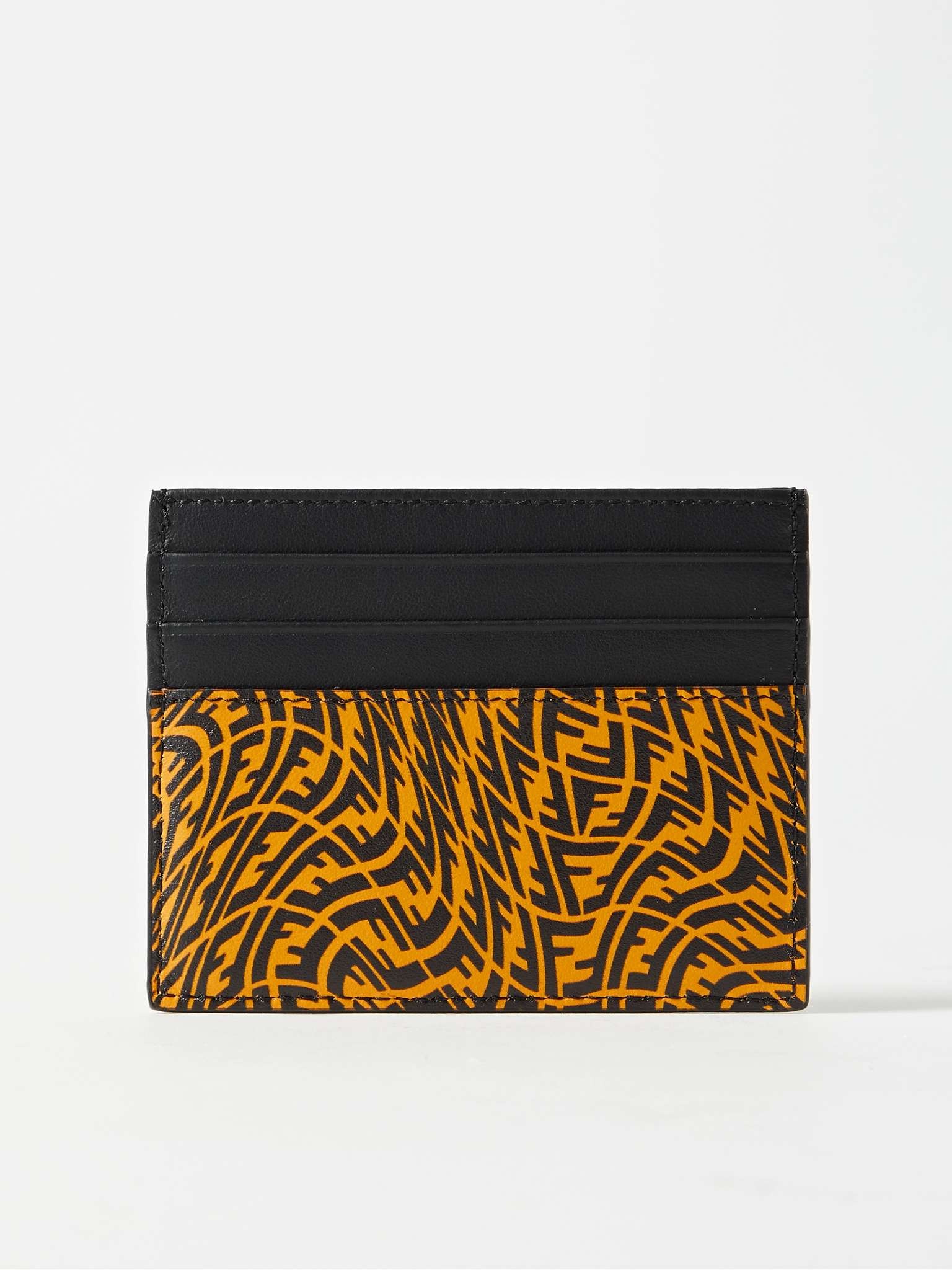 Logo-Print Leather Cardholder - 1