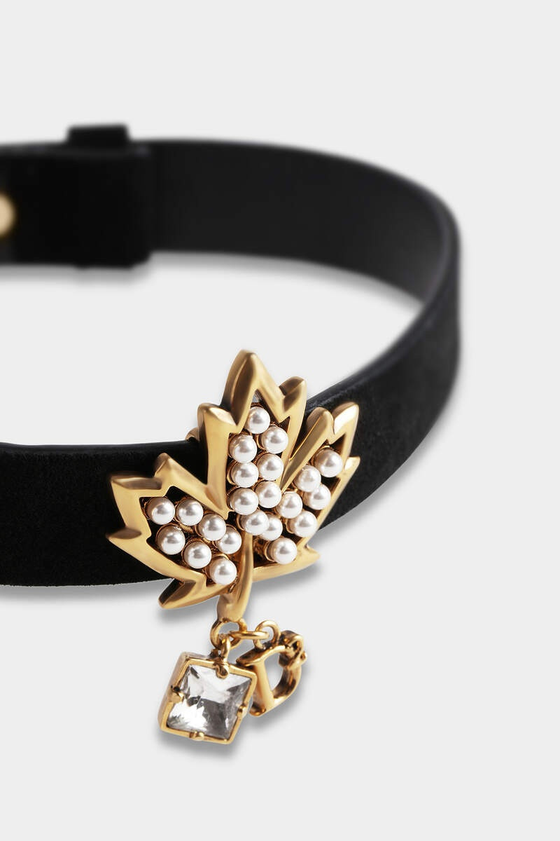 DSQUARED2 CANADIAN LEAF VINTAGE CHOKER outlook