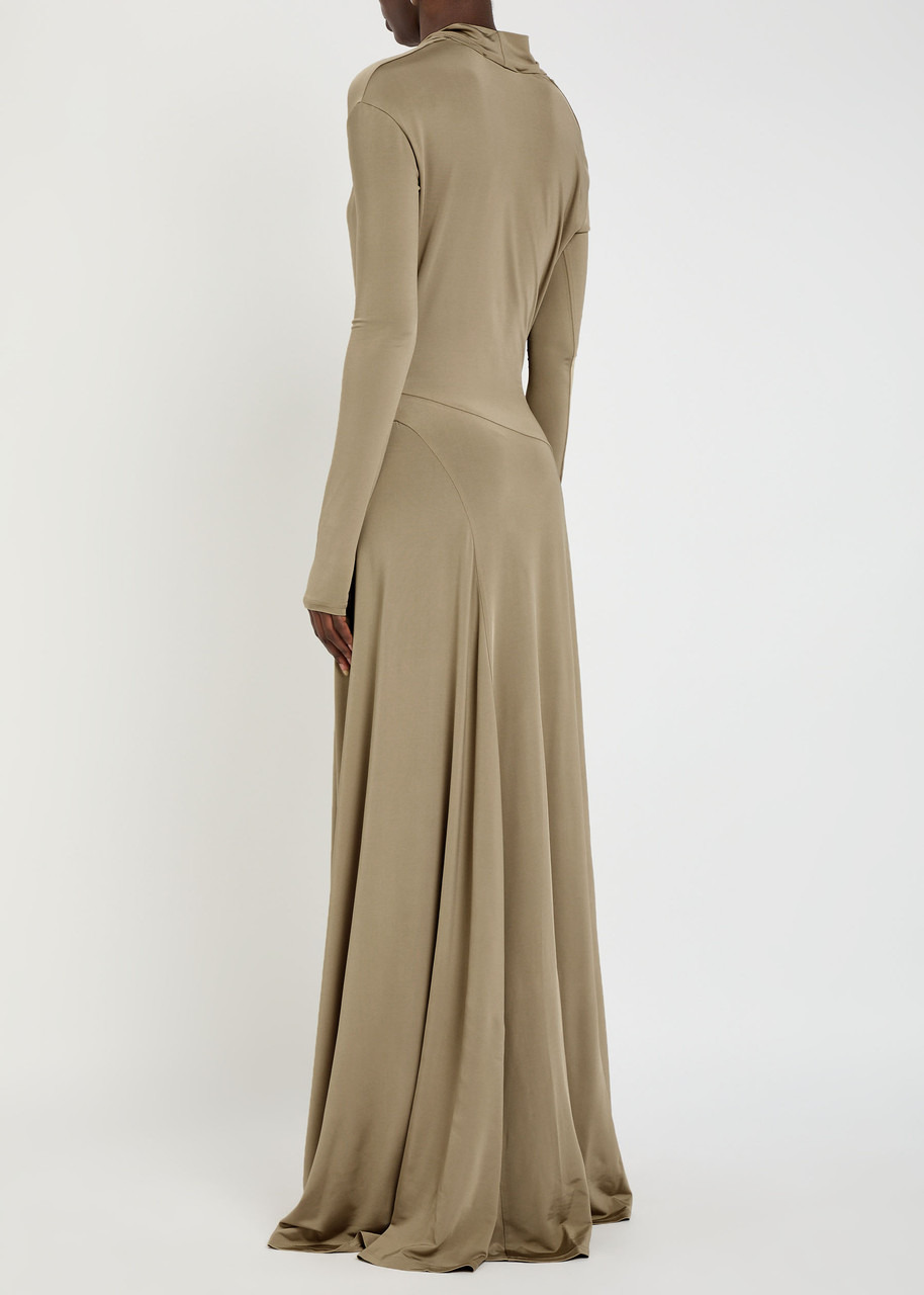 Tove Vevina Draped Stretch-jersey Maxi Dress - 3