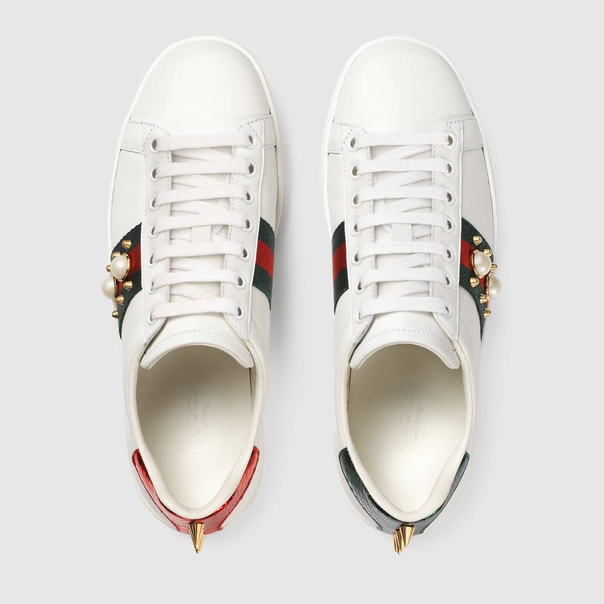 Women's Ace studded leather sneaker - 3