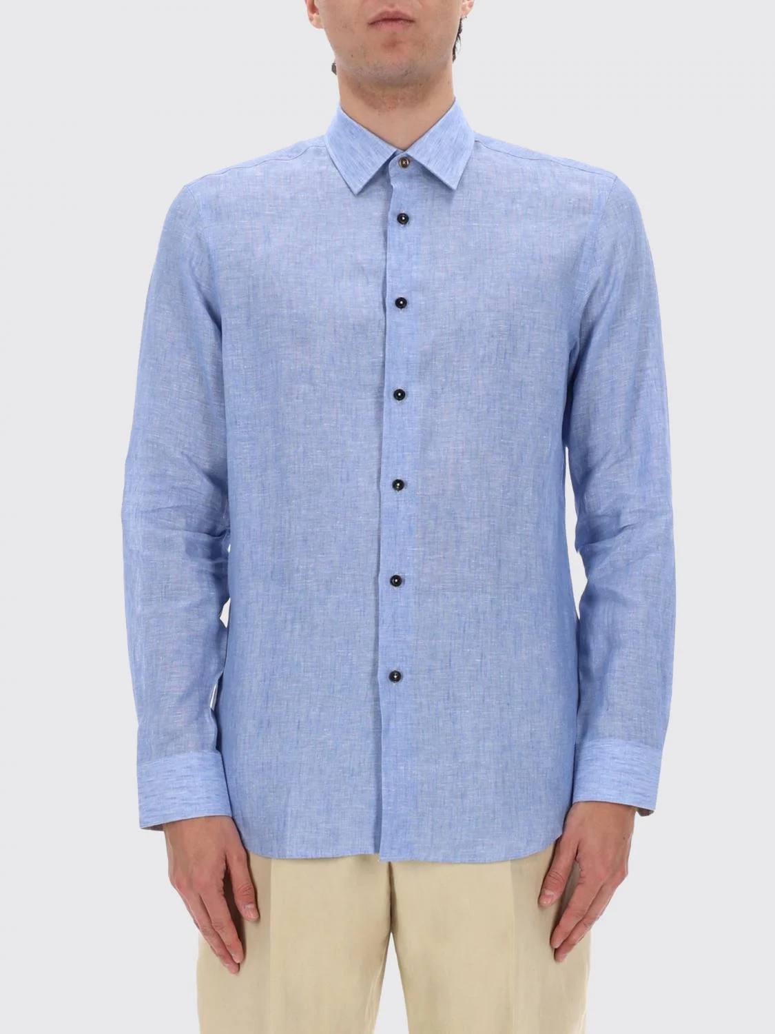 PAUL SMITH Classic Linen Shirt - 1