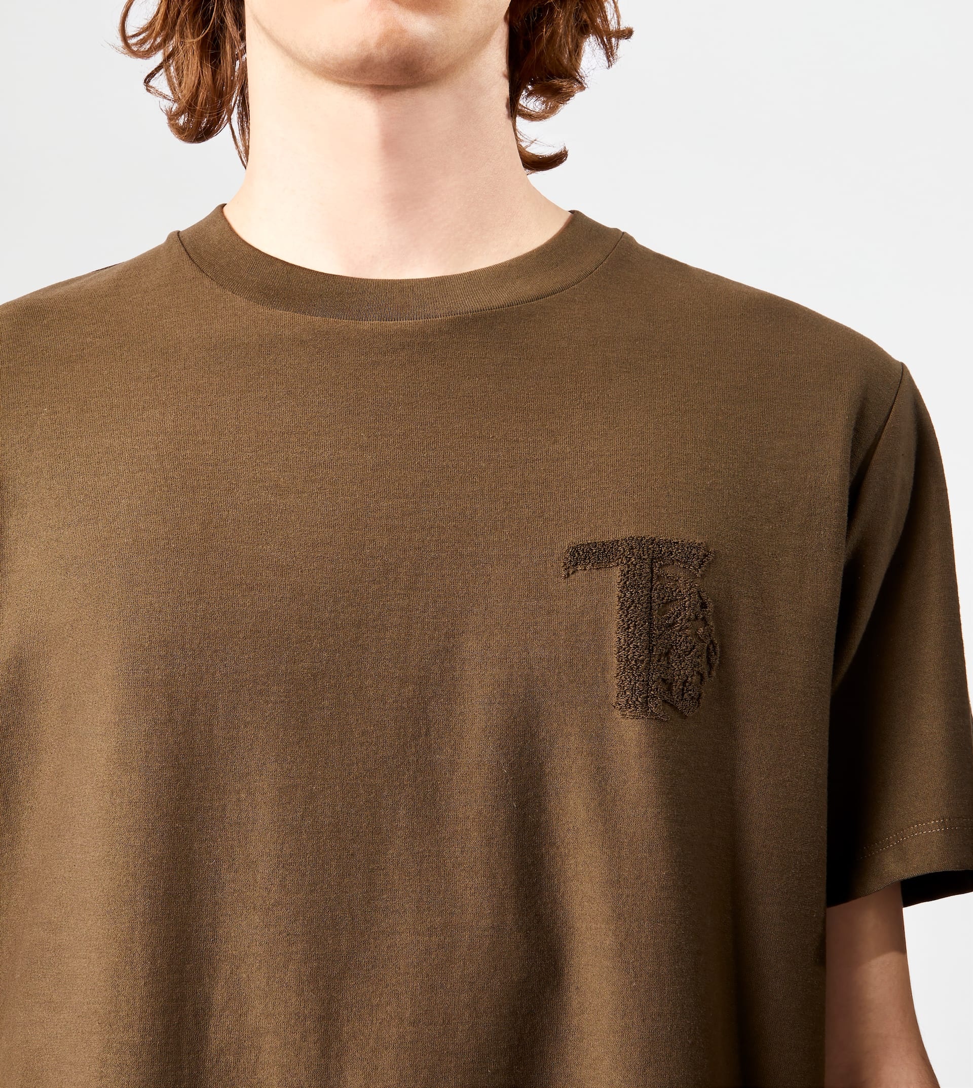 ROUND NECK T-SHIRT - GREEN - 2