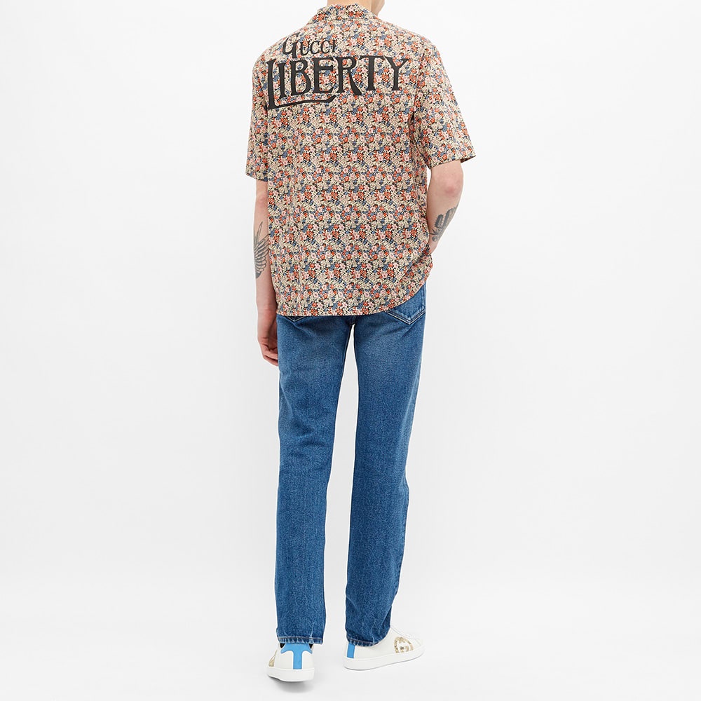 Gucci Liberty Back Logo Vacation Shirt - 6