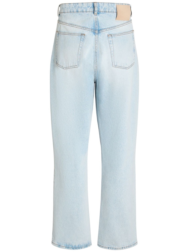 Loose cotton denim jeans - 4