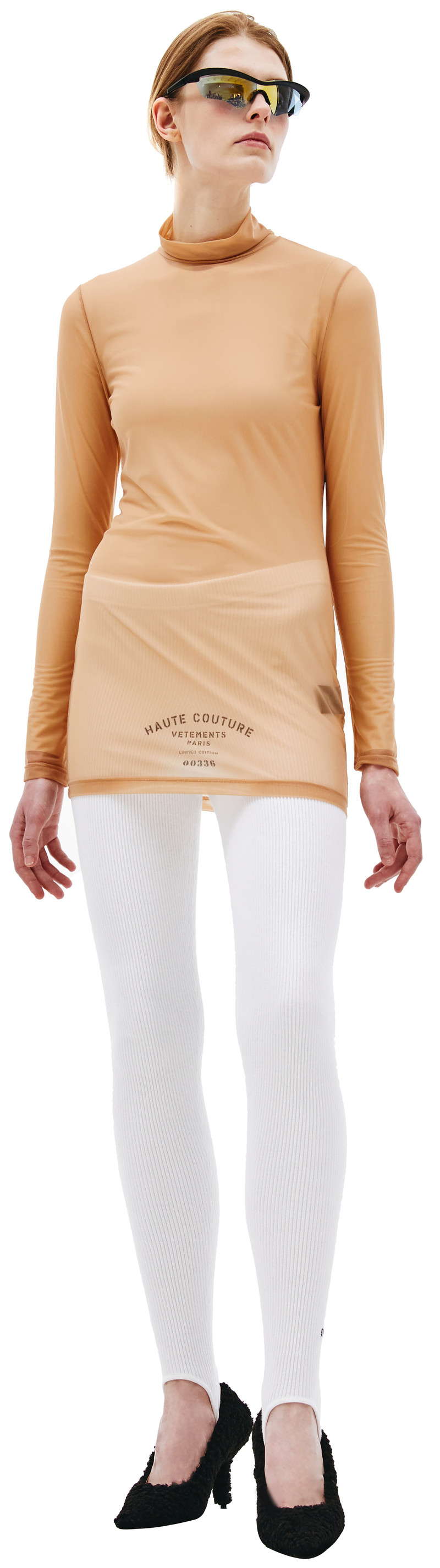 VETEMENTS MINI DRESS IN BEIGE outlook