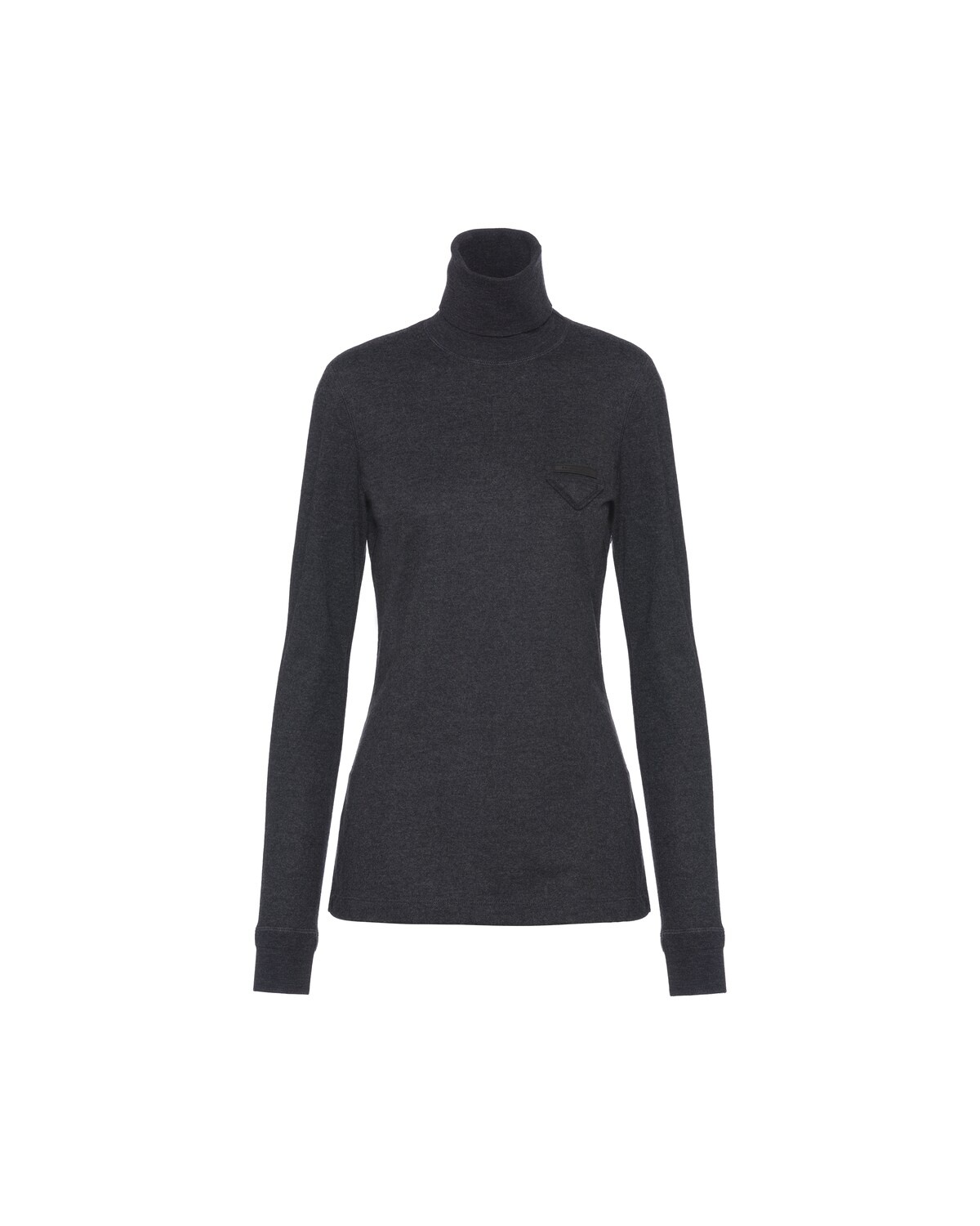 Jersey turtleneck sweater - 1