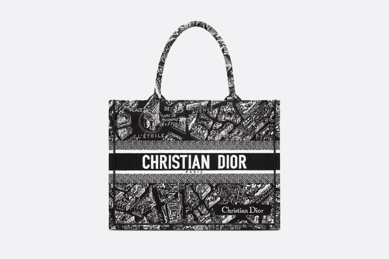 중간 Dior 책 토트 - 1