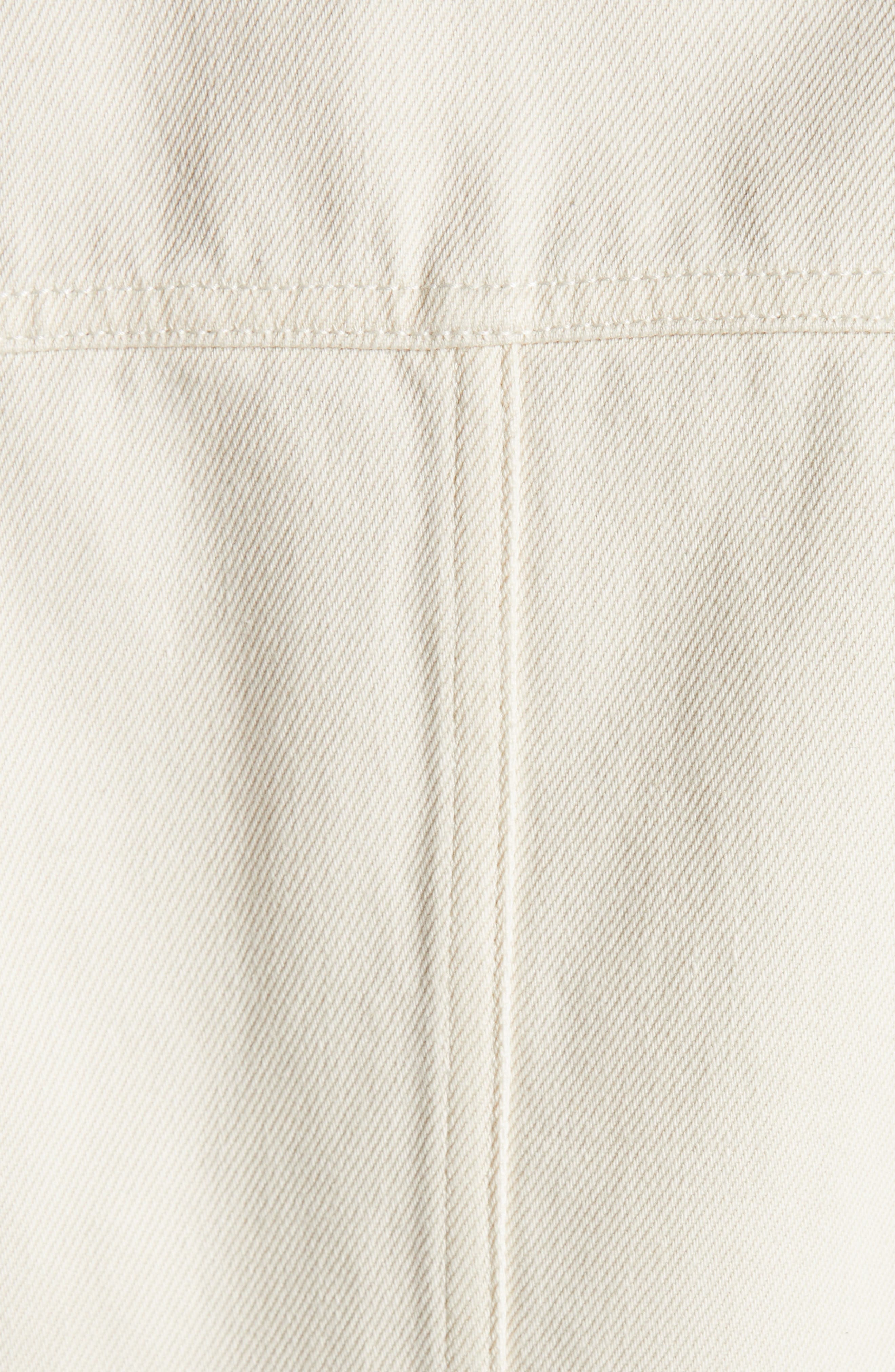 Bottega Veneta Cotton Denim Button-Up Shirt in Pale Meringue at Nordstrom - 6
