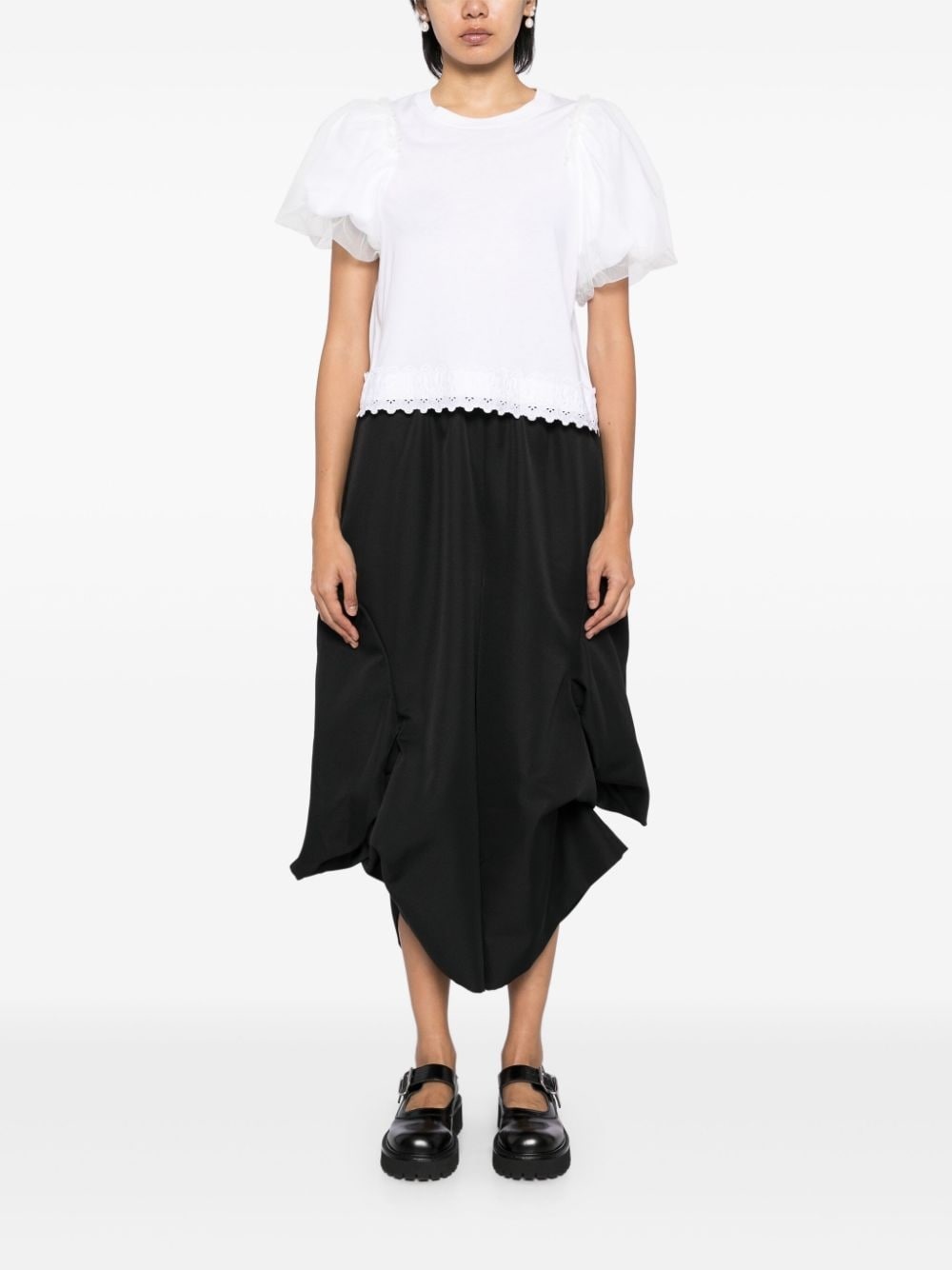 asymmetric palazzo pants - 2