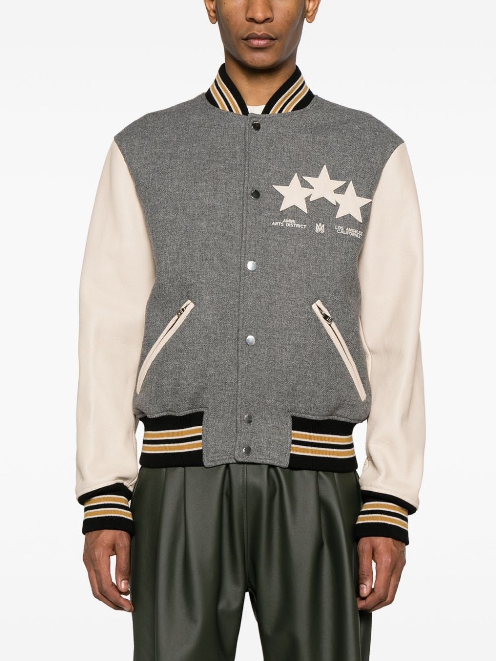 Oversized Stars varsity jacket - 3