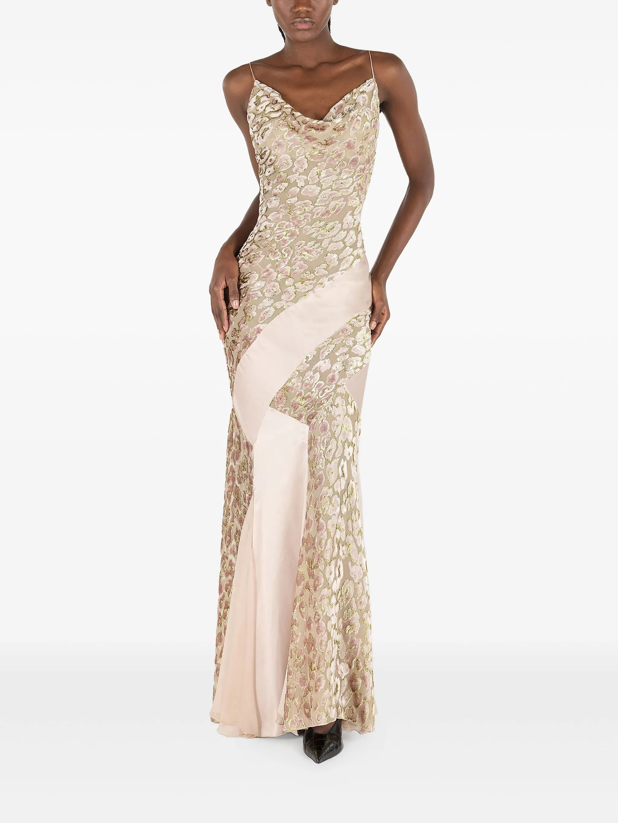 Roberto Cavalli Cowl-neck Dress - 5