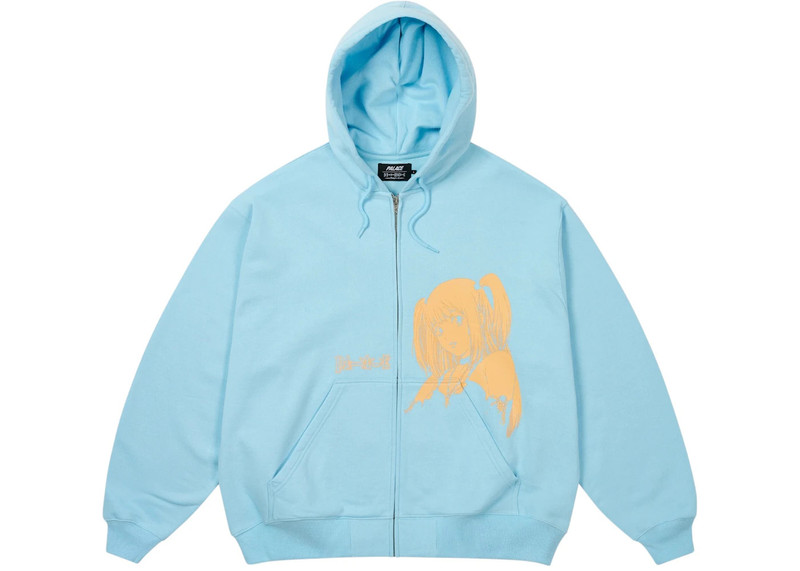 PALACE Palace Misa Zip Hood Skyline Blue outlook