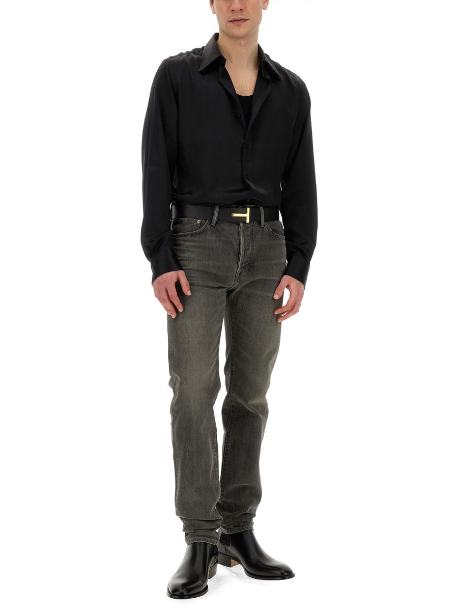 Tom Ford Men Straight Leg Jeans - 2