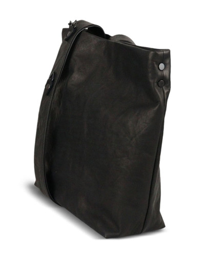 Yohji Yamamoto embellished leather shoulder bag outlook