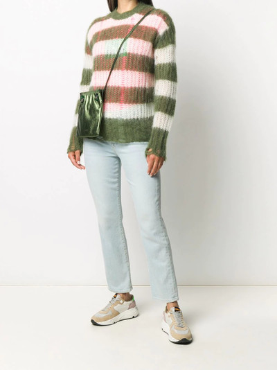 Golden Goose knitted striped jumper outlook