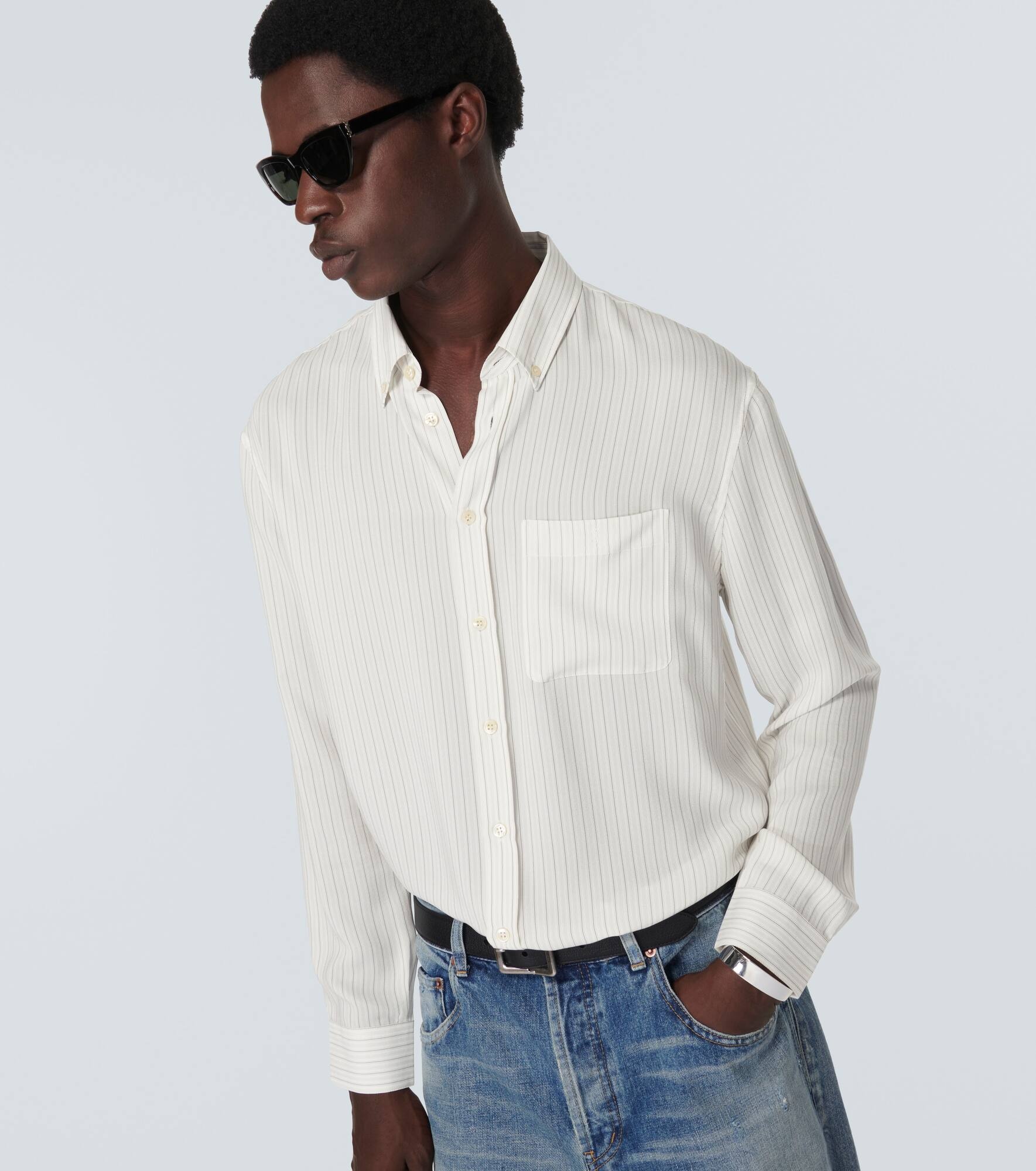 Striped cotton shirt - 5