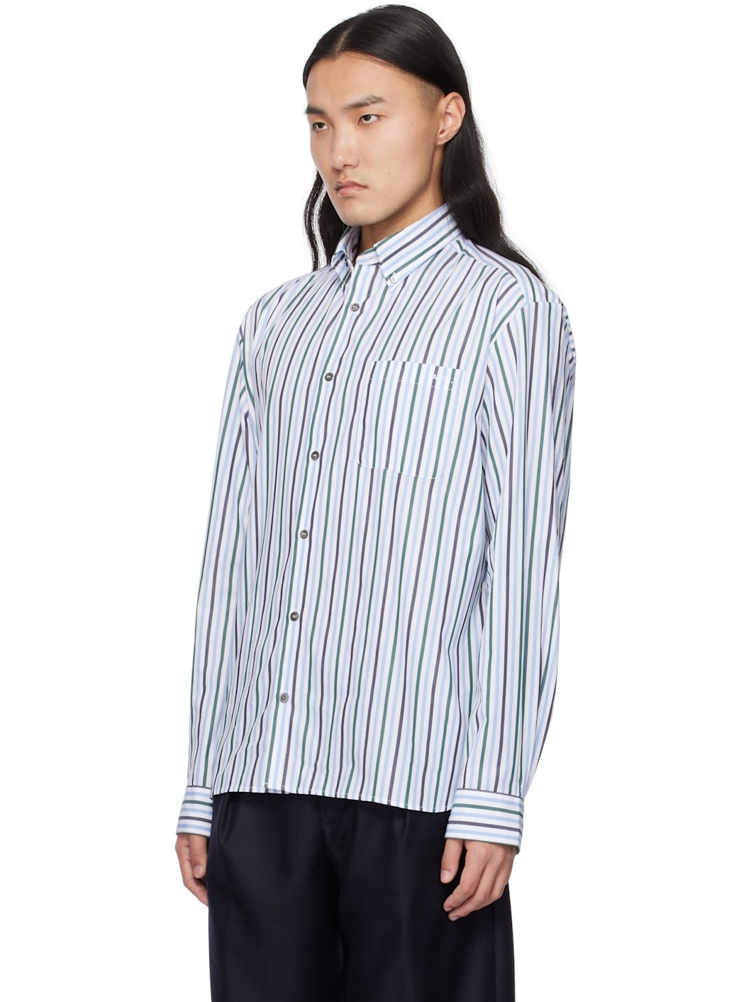 Blue Mateo Logo Shirt - 4