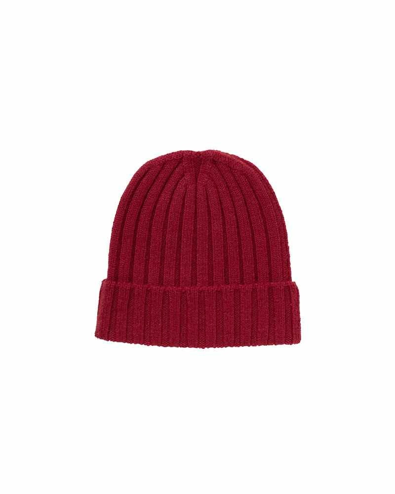 KNIT CAP RED - 2