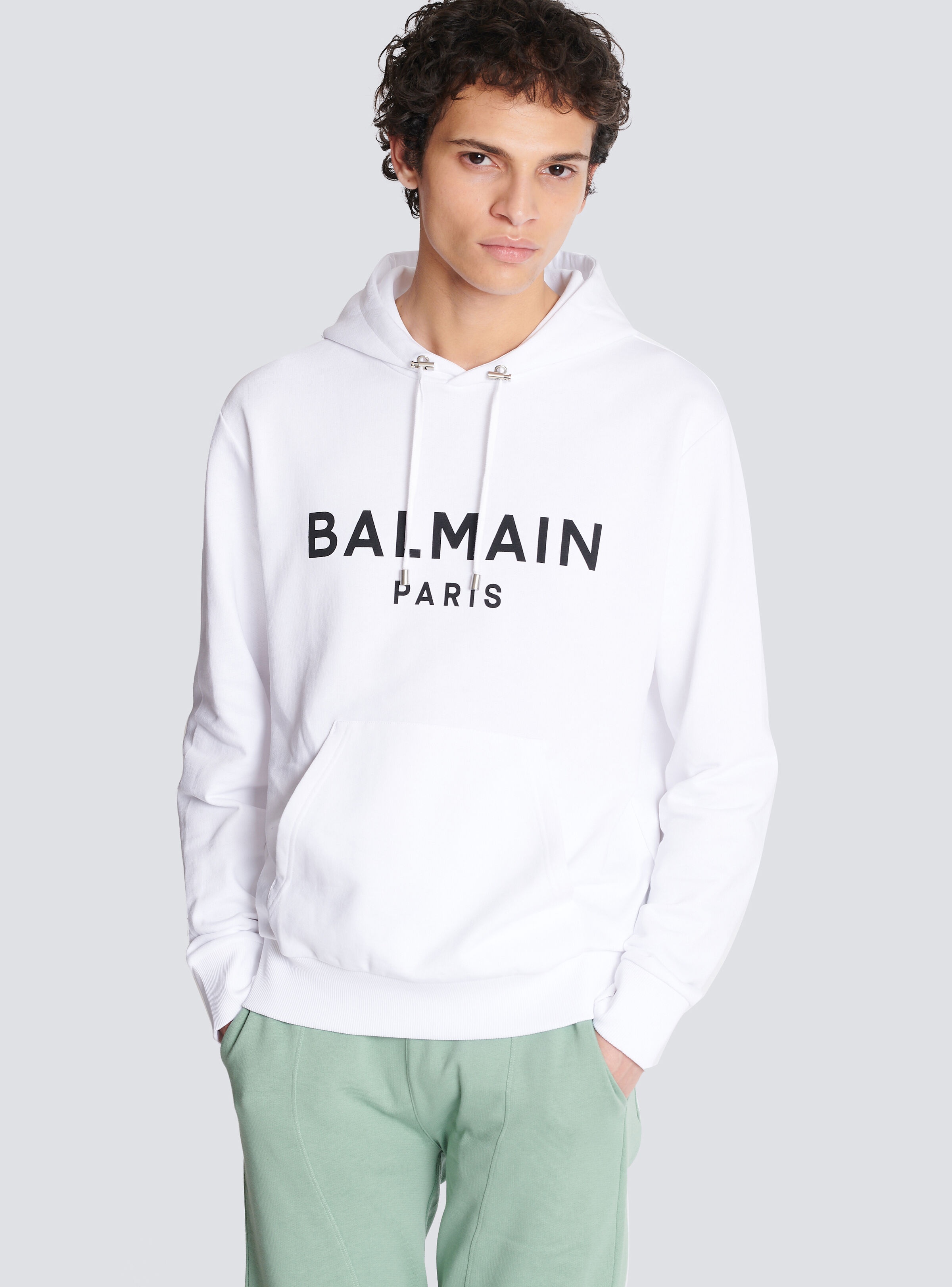 Printed Balmain Paris hoodie - 6
