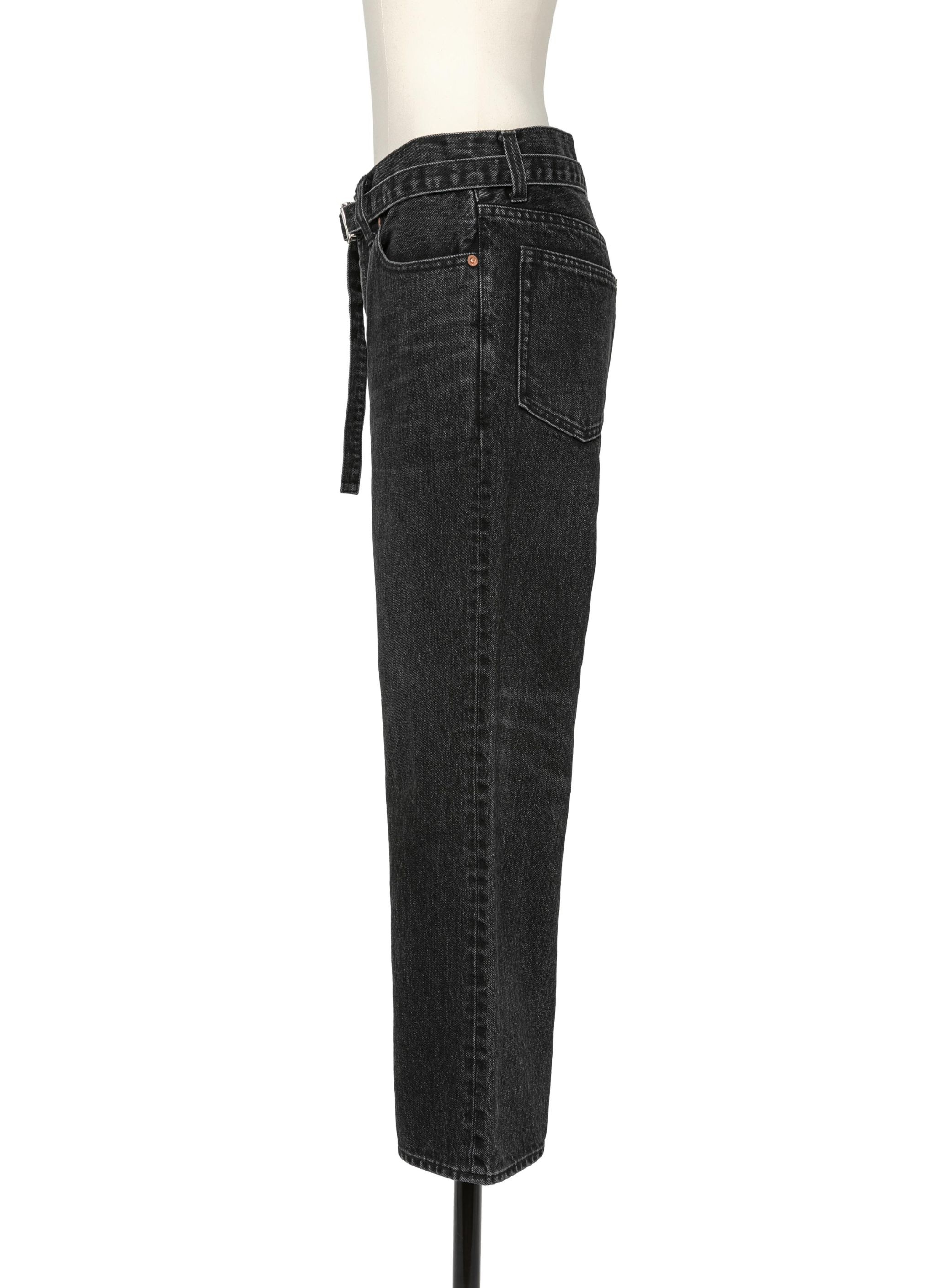 Boot Cut Denim Pants - 3