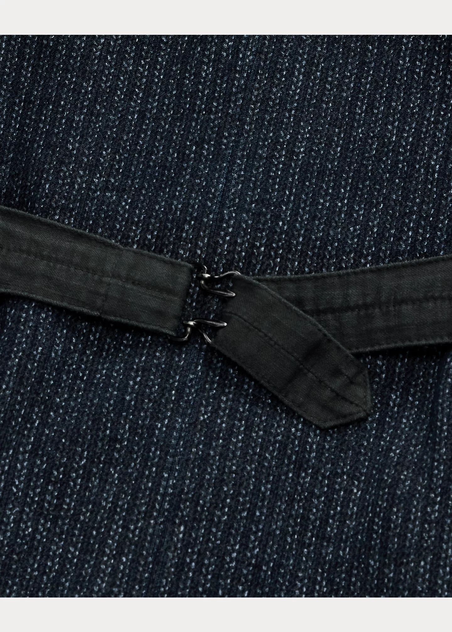 Print Indigo Fleece Vest - 4
