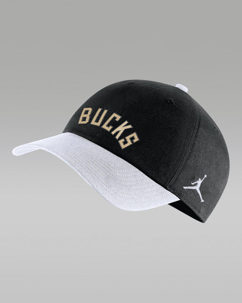 Milwaukee Bucks Statement Edition Jordan Heritage86 NBA Hat 1
