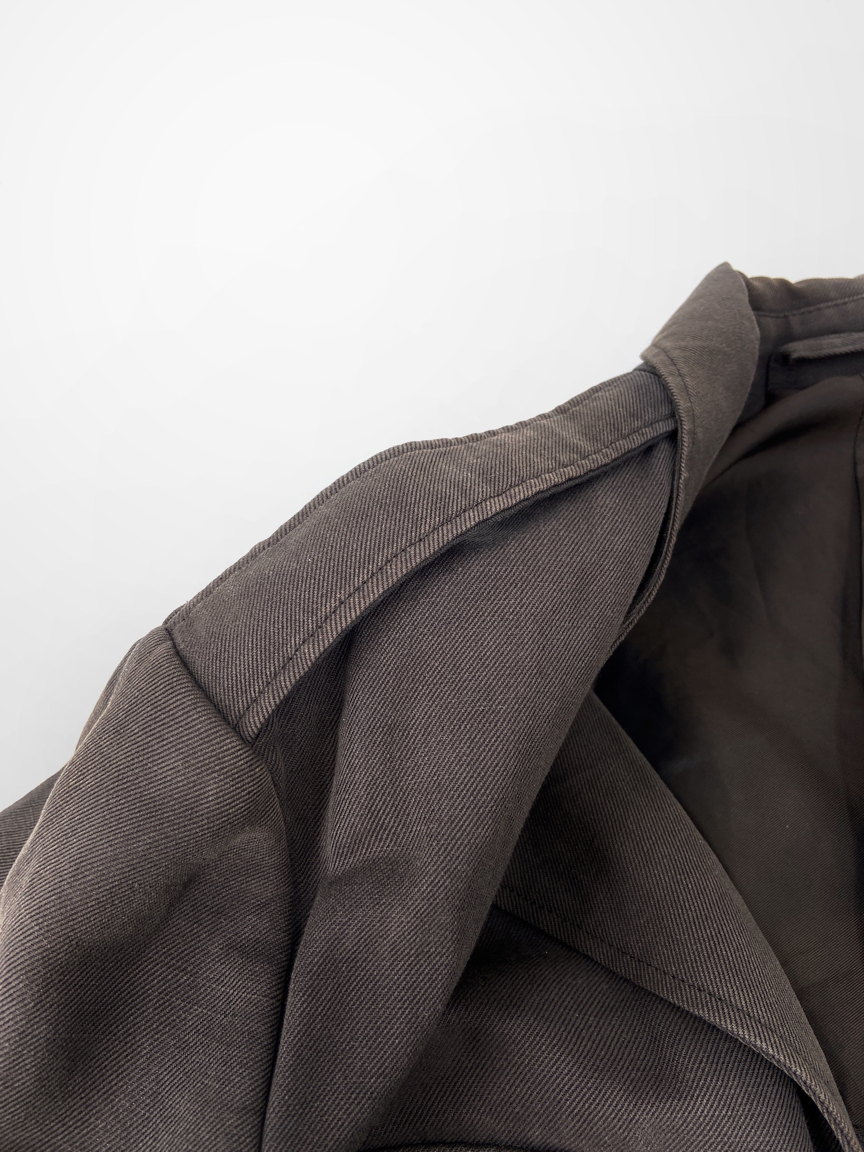 Gucci Spring 2003 Tom Ford Brown Military Jacket Coat 52 - 10