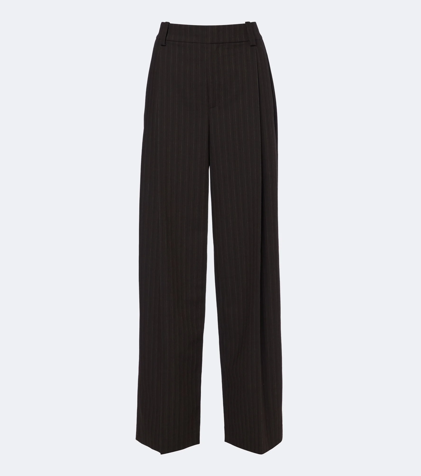 Pinstripe wide-leg pants - 1