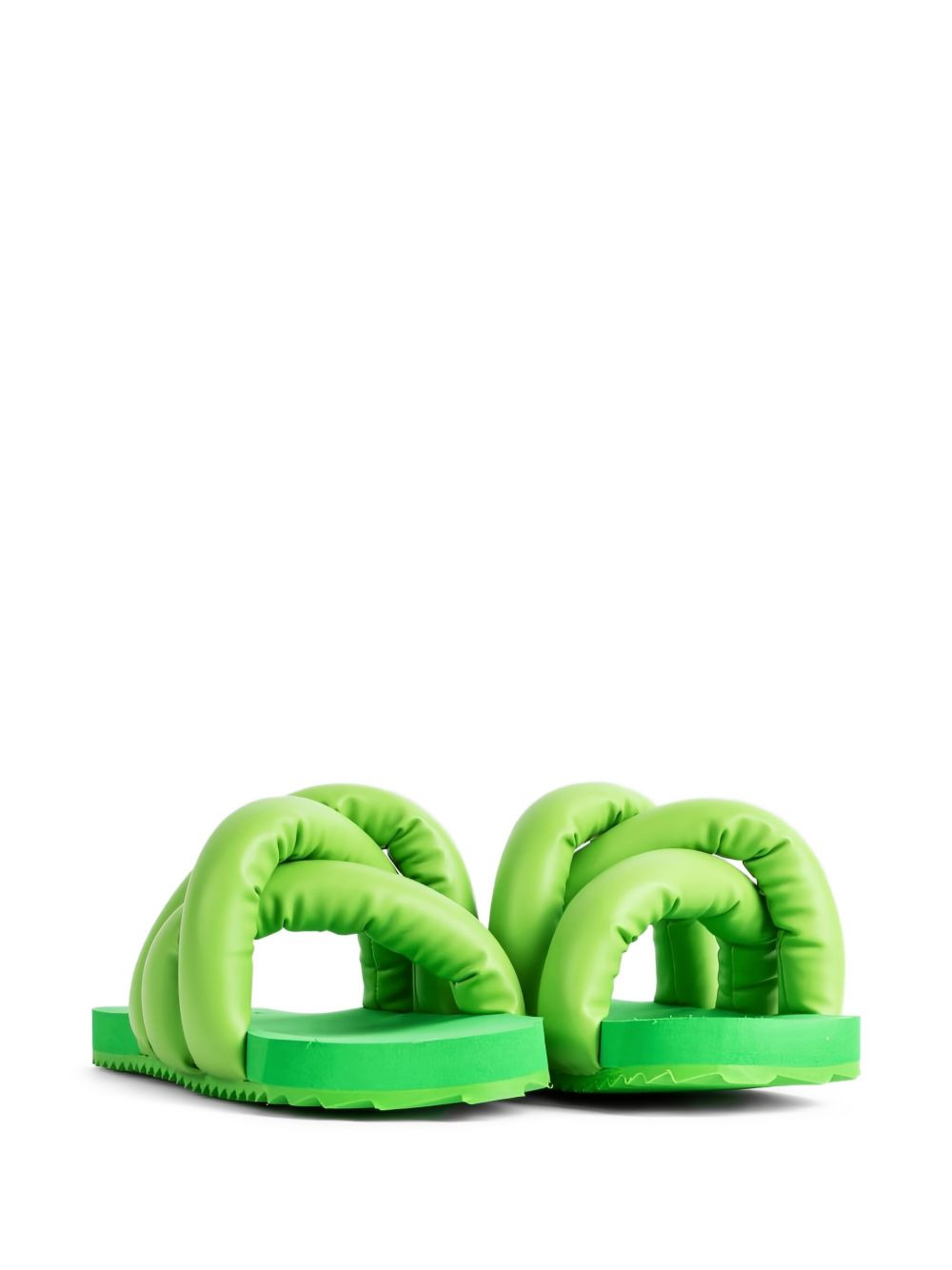 padded twisted-strap sandals - 2