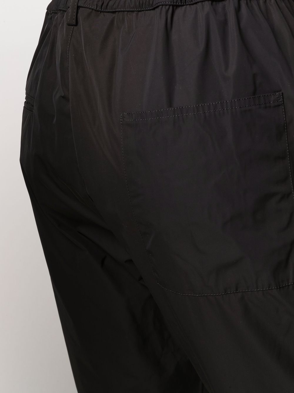 zip-embellished tapered sweatpants - 5