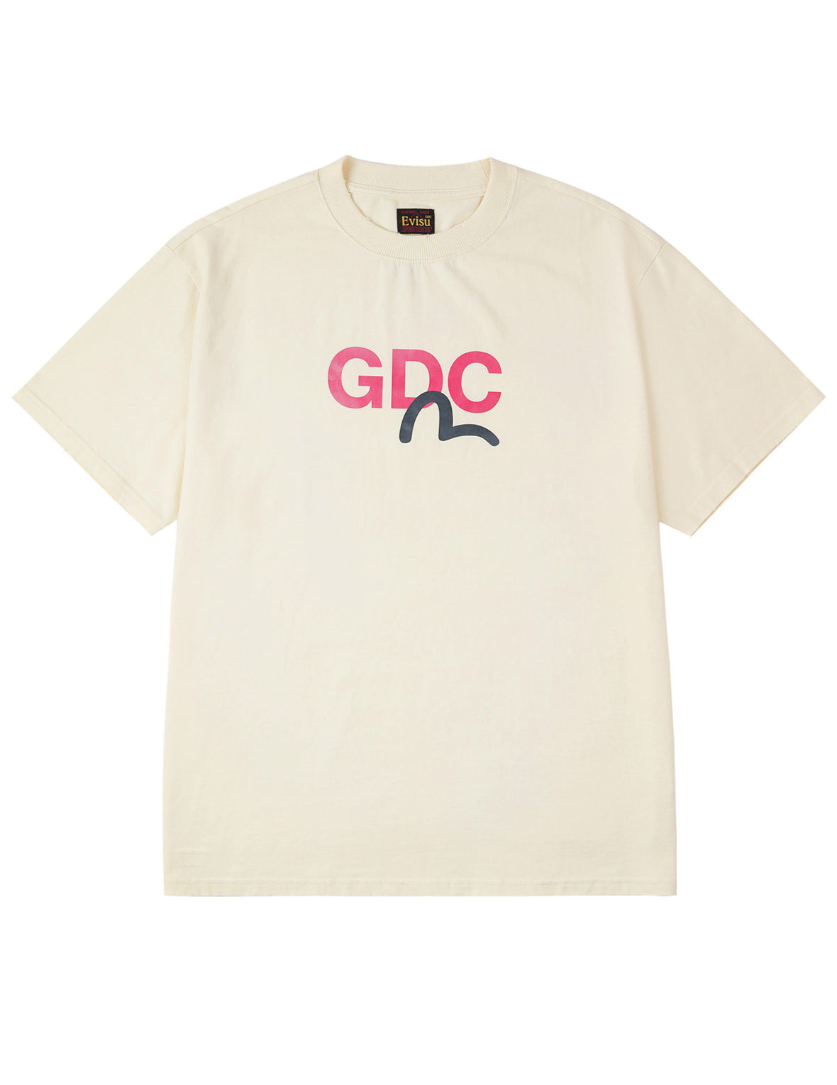 EVISU X GDC Dirty Wahsed Relax Fit T-shirt - 11