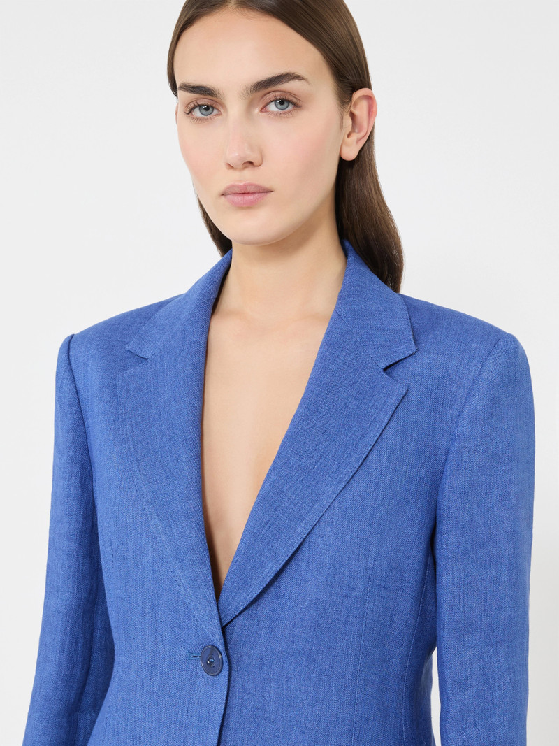 BELLO Linen twill blazer - NAVY 5
