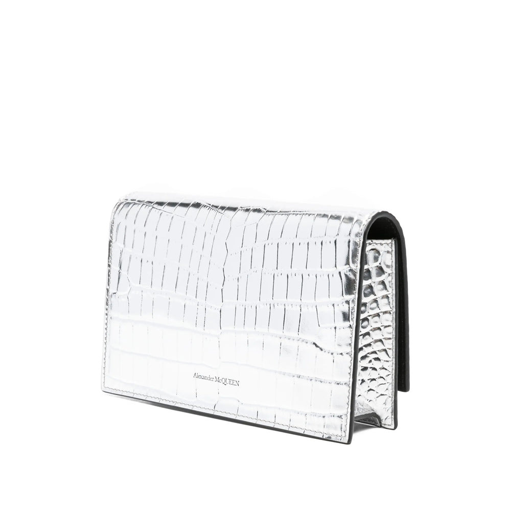 Alexander Mcqueen Silver Satchels & Cross Body Bags Women - 2