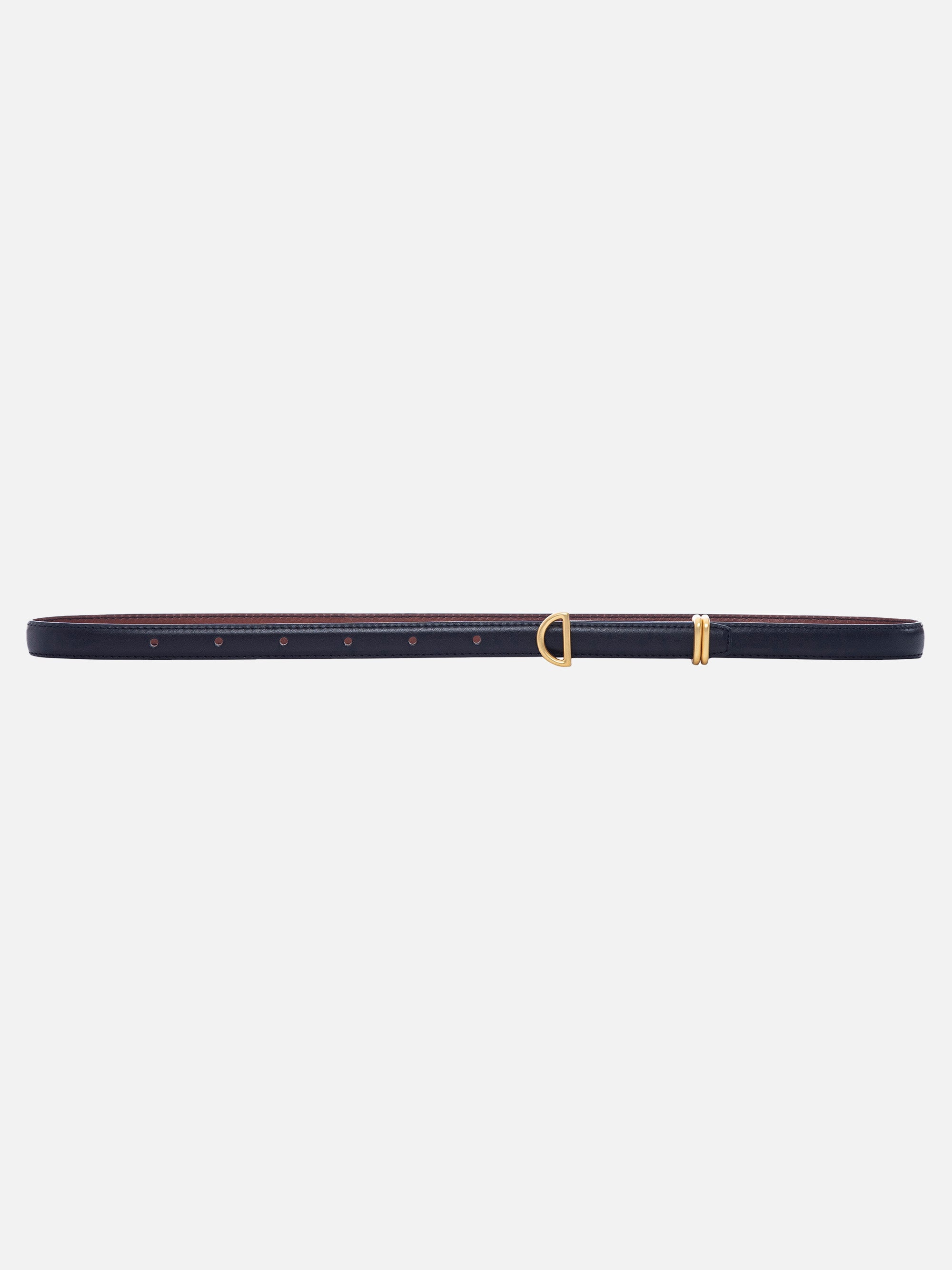 Petite Crescent Belt in Black - 1