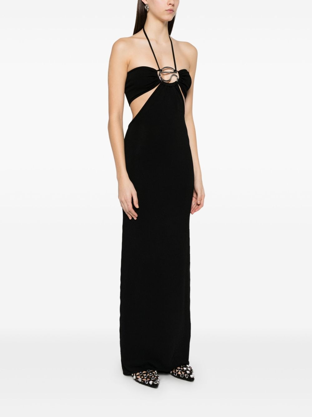 knitted maxi dress - 3